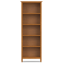 Warm Shaker 5 Shelf Bookcase