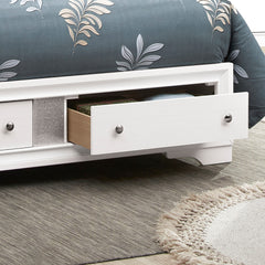 Madrid G02390B-KB King Bed , White