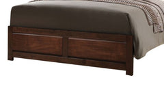 Oberreit Walnut Finish Queen Bed