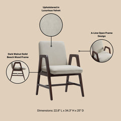 Armchair in Champagne