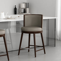 Counter Stool in Taupe