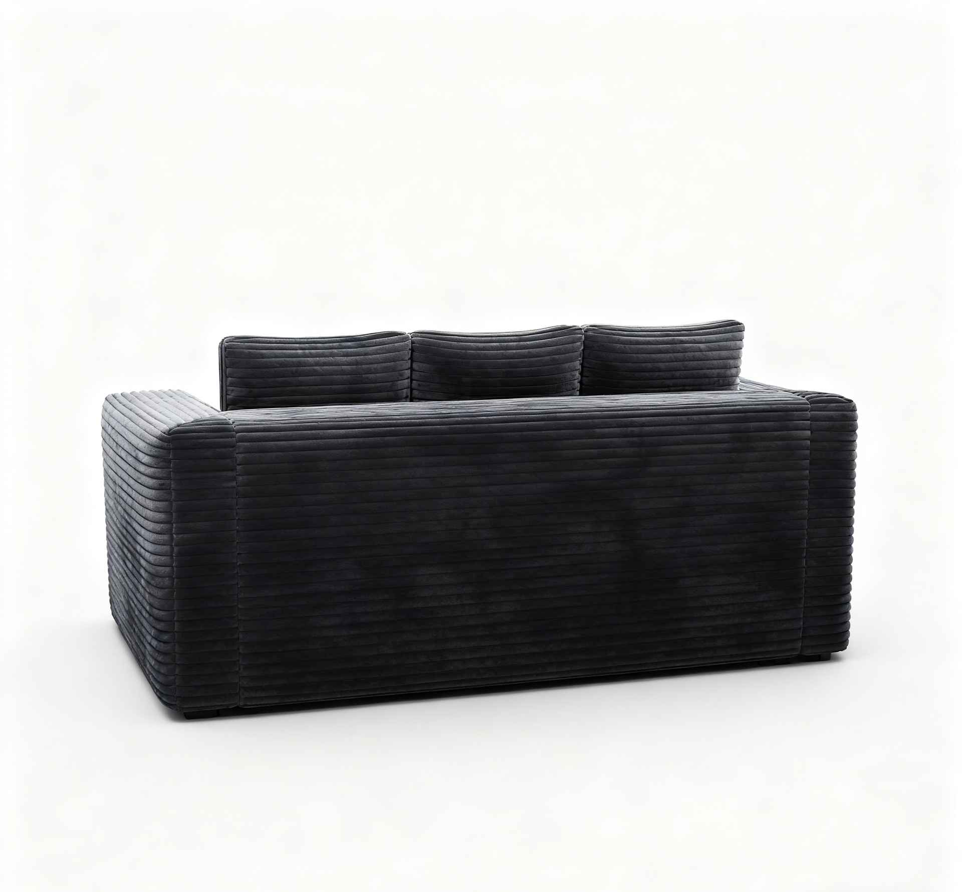 Cloud Loveseat Sofa Couch in a Box, 3 Seater Boneless Couch, Comfy Deep Seat Corduroy Sofa, Compressed, No Assembly, Memory Foam, Modern Small Couches for Small Spaces, Apartement