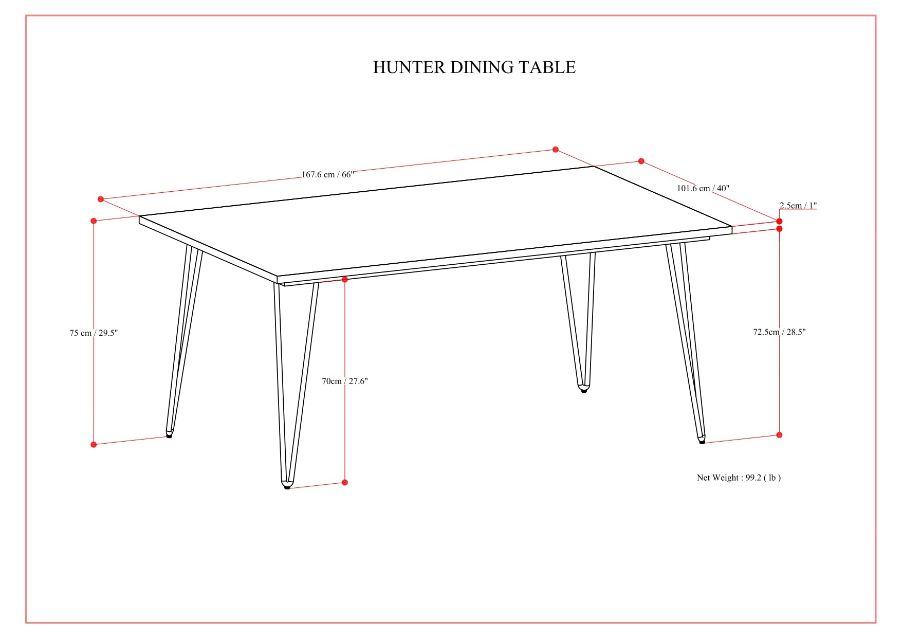 Hunter Dining Table