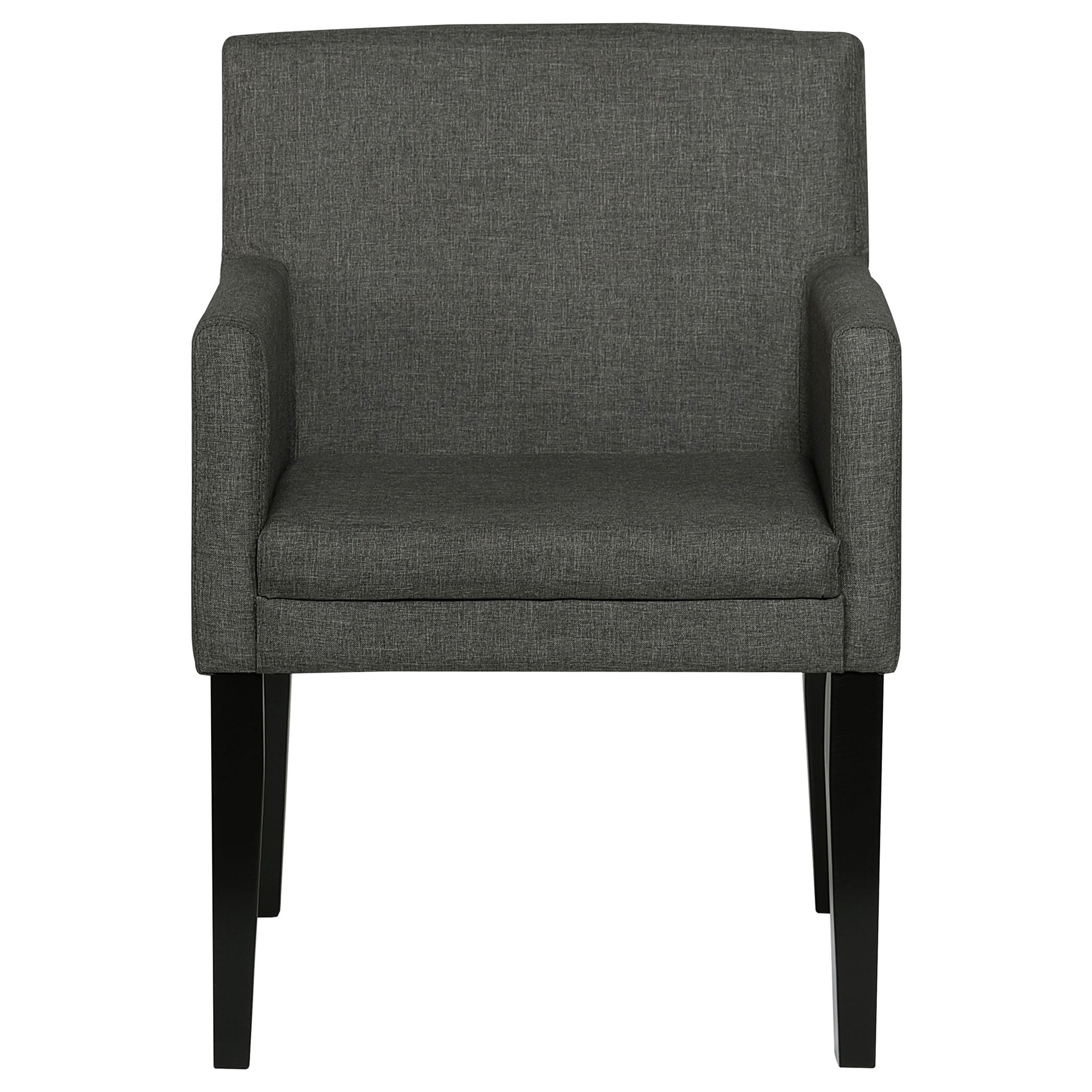 Yorkshire Grey Upholstered Dining Arm Chair (Set of 2)