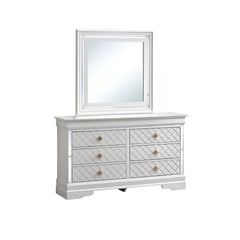 Verona G6735-D Dresser(Without Mirror), Pearl White