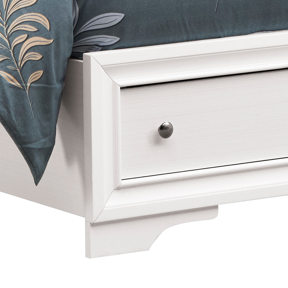 Madrid G02390B-QB Queen Bed , White