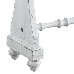 Carminda Antique White Finish Console Table