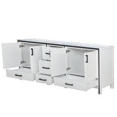 White Double Bath Vanity 84 in. W x 22 in. D