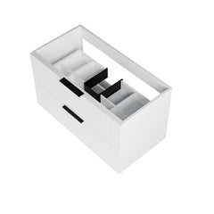 36 Inch White Bathroom Vanity without Sink