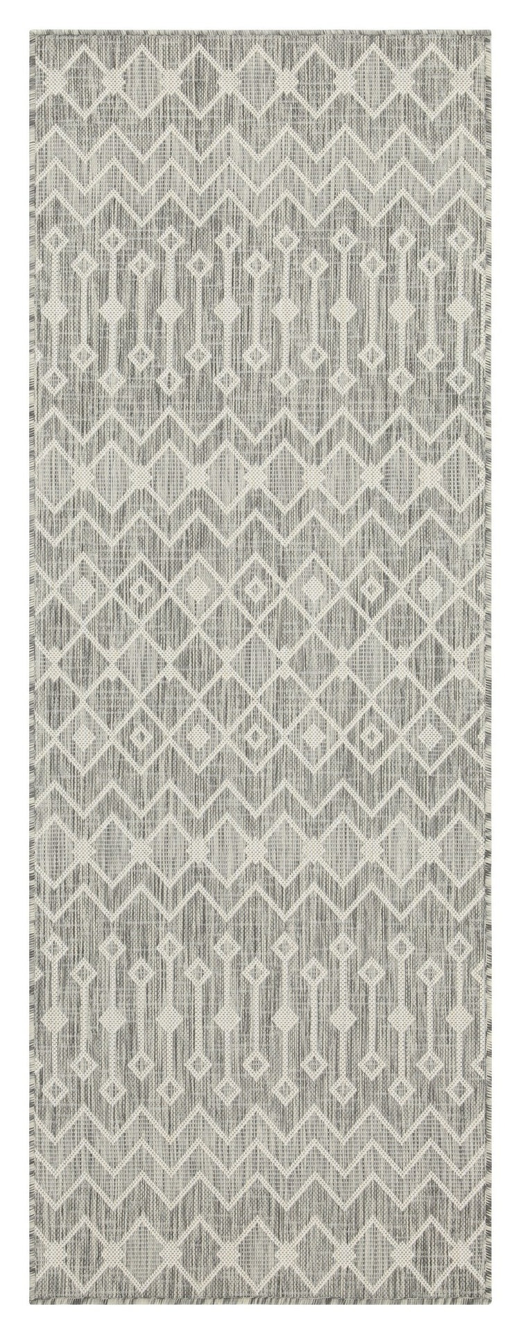 Sunshine GC_HAR2021 Silver 7 ft. 10 in. x 10 ft. 3 in. Indoor/Outdoor Area Rug