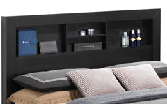Versatile Full Storage Bed In Sleek Black