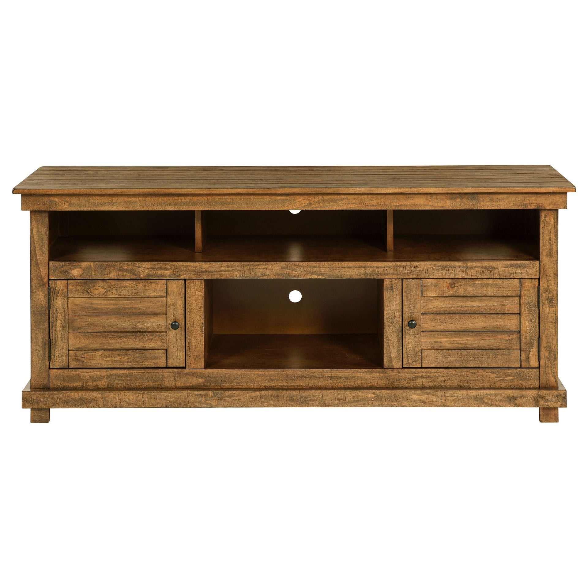 Castleton Distressed Brown TV Stand Media Console
