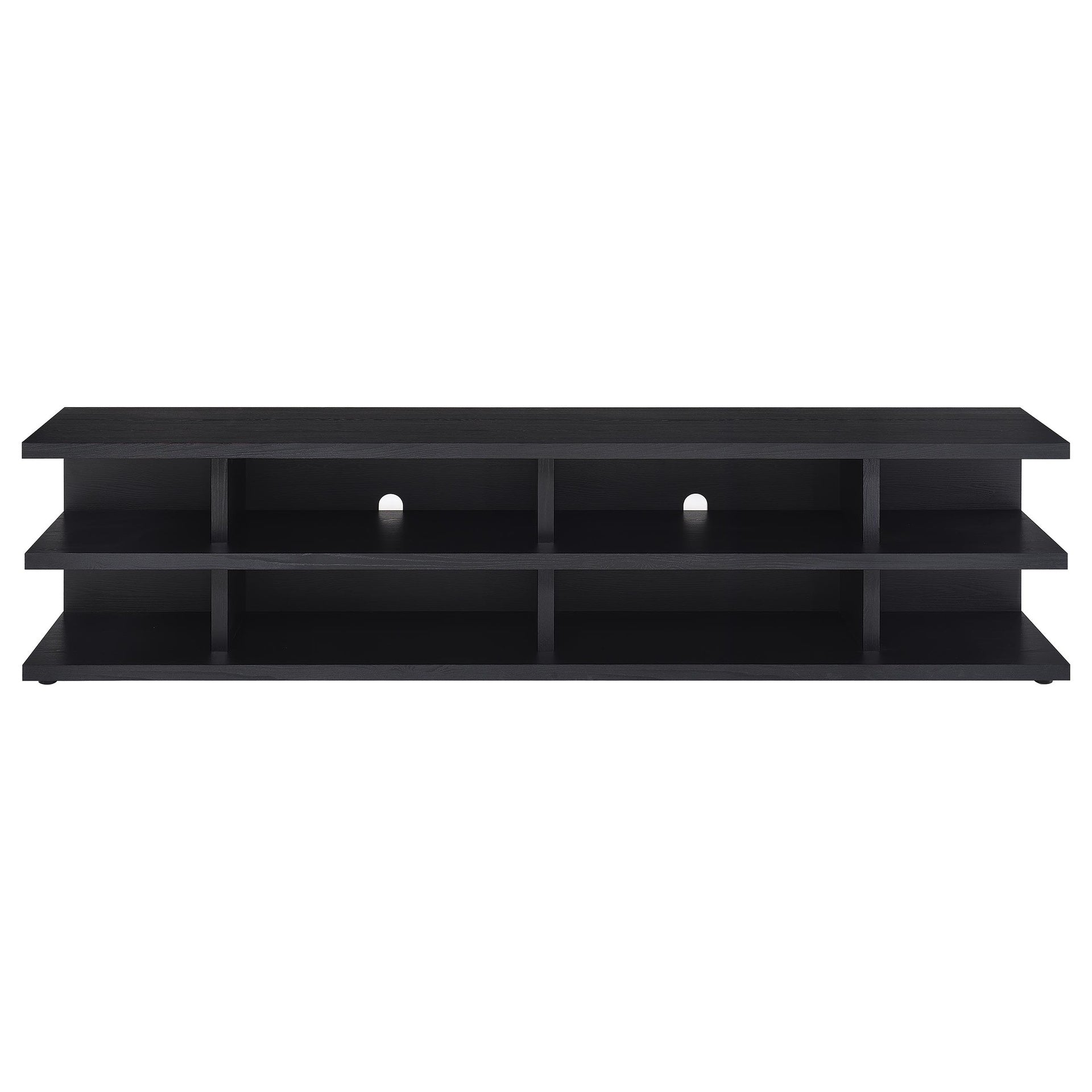 Starnes Black 78-inch 2-tier TV Stand