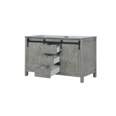 Ash Grey Double Bath Vanity 60 in. W x 22 in. D