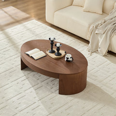 Modern Luxury Oval Coffee Table Center Table for Living Room