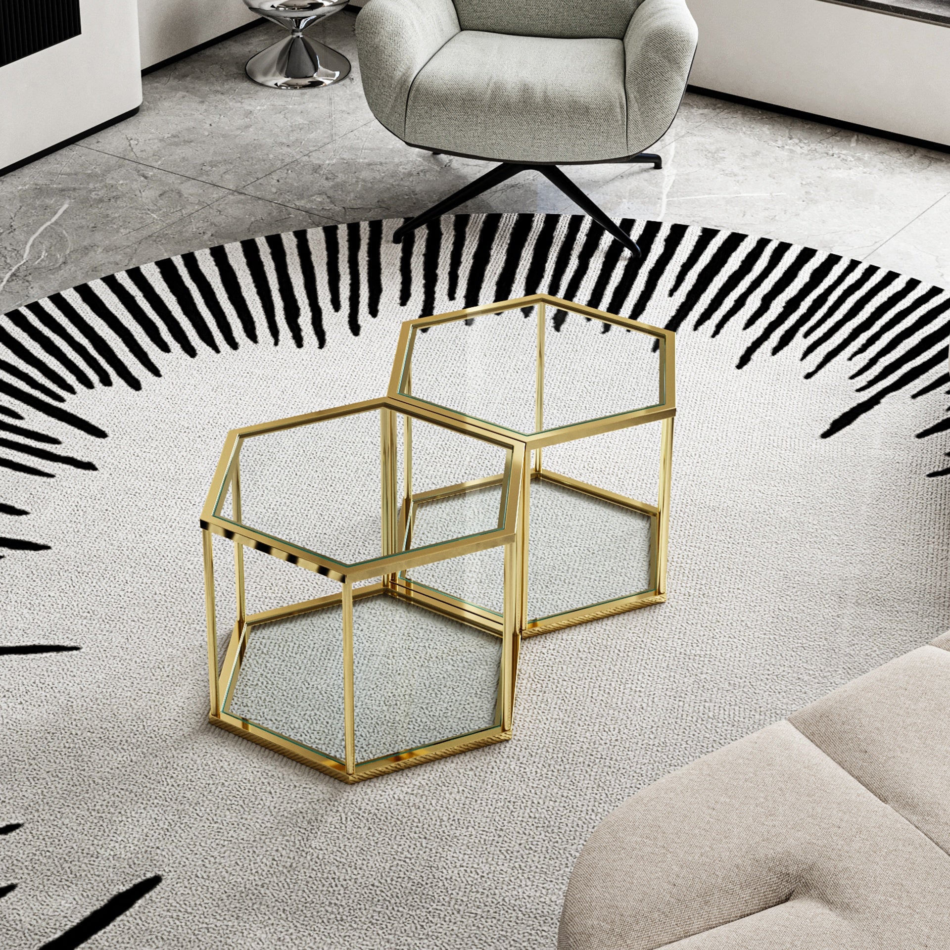 1+1 Living Room Small Coffee Table Bed Table Table side table