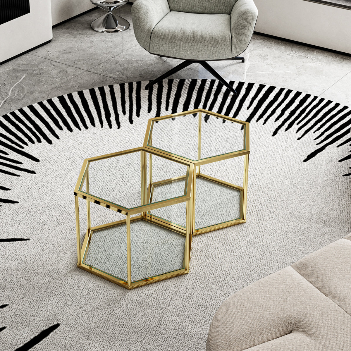 1+1 Living Room Small Coffee Table Bed Table Table side table