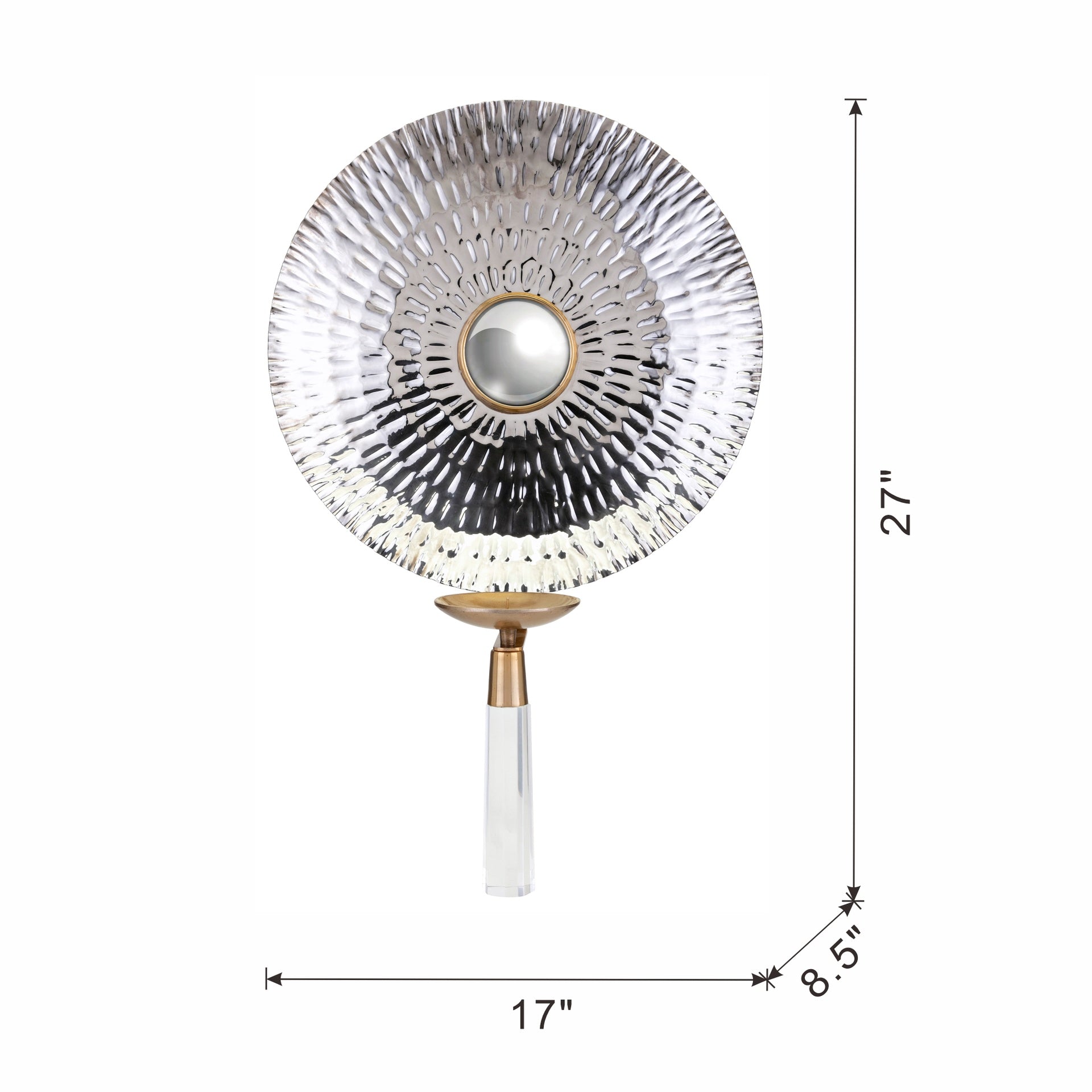 17x8.5x27" Maria Wall Sconce