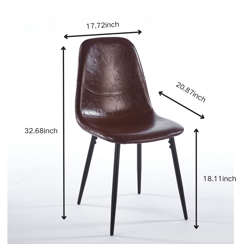 1+4,5pieces dining set, Table metal leg Mid-century Dining Table for 4-6 people With MDF Table Top, Pedestal Dining Table, End Table Leisure Coffee Table