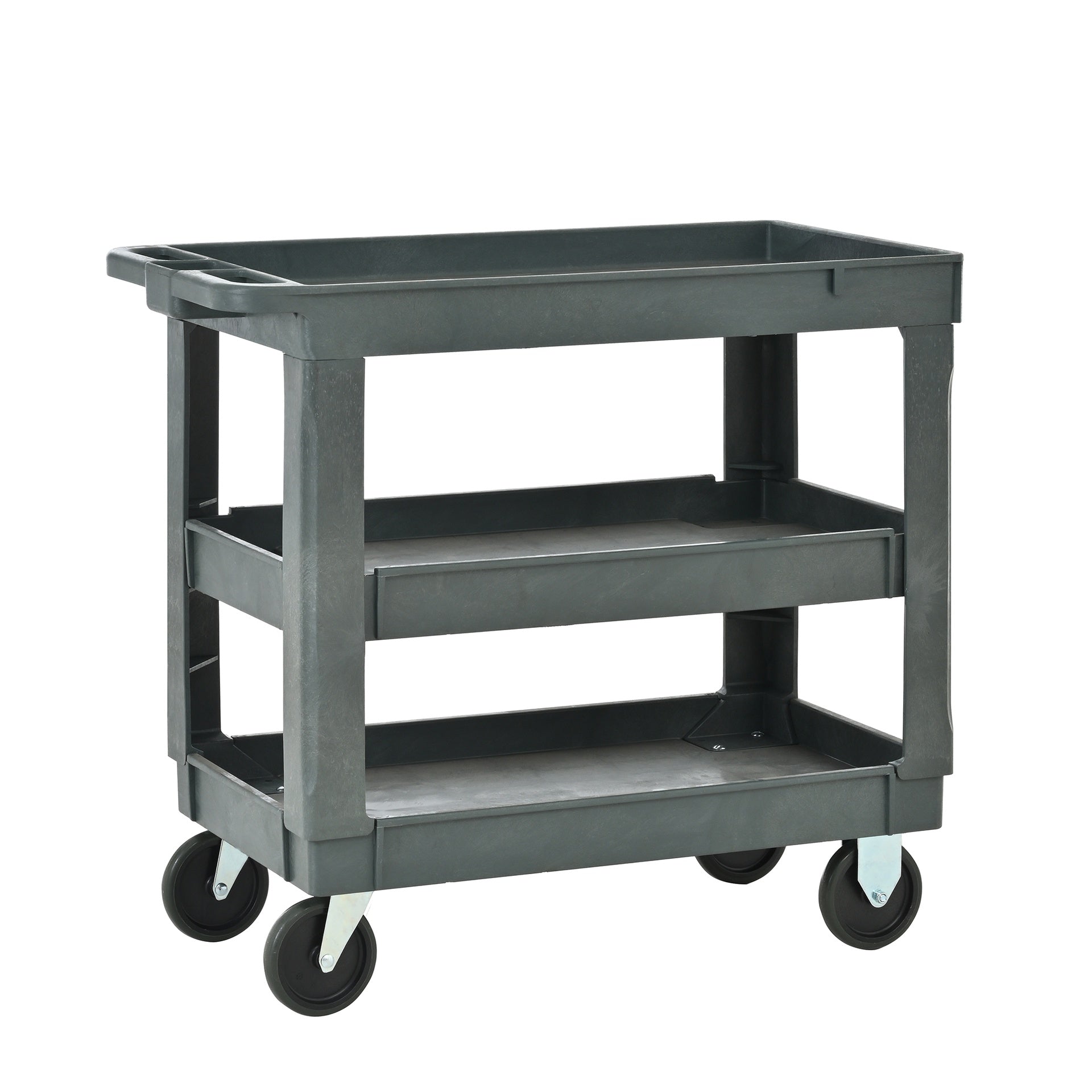 3 layers rolling utility cart with Wheels,Supports 600 lbs,Heavy-Duty Capacity for Garage StorageOffice Spaces & Kitchen,For indoor and outdoor Use,Durable Tool Cart