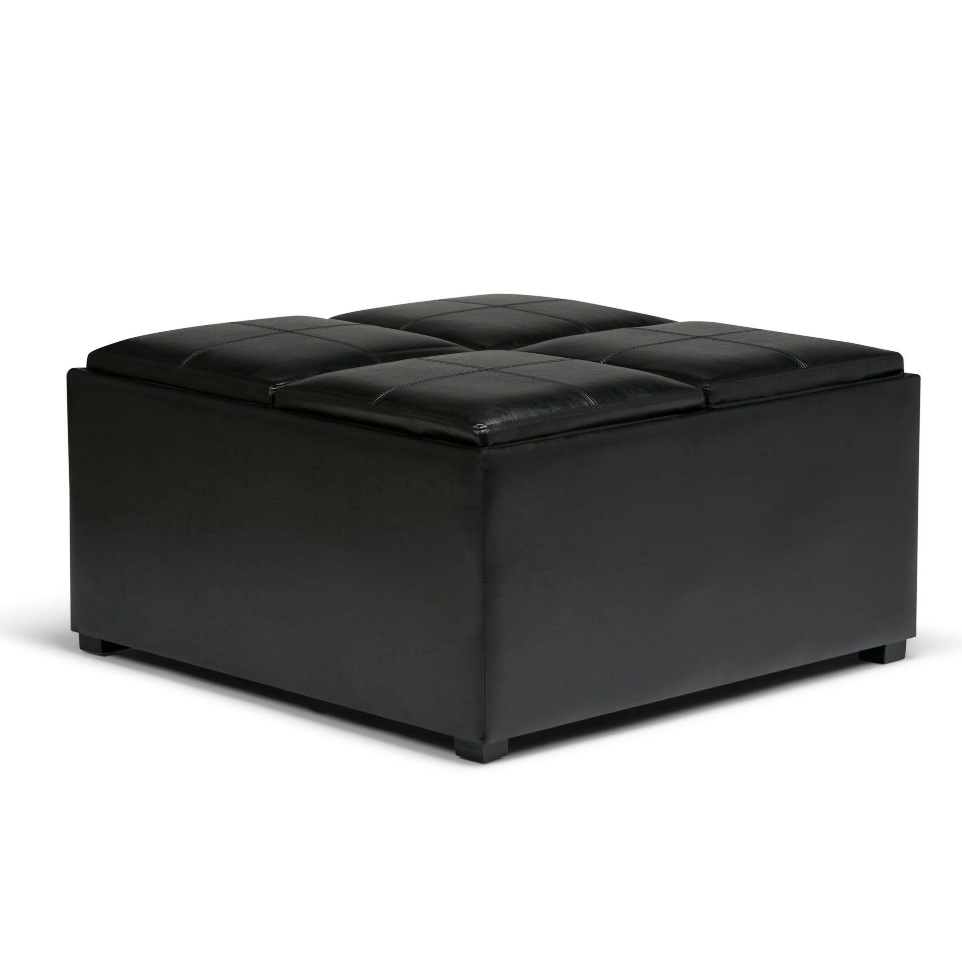 Avalon Square Coffee Table Storage Ottoman