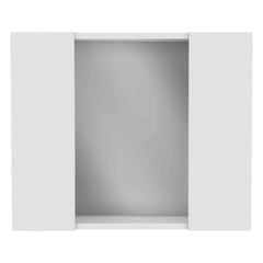 Artemisa Medicine Cabinet, Double Door, Mirror, One External Shelf  -White