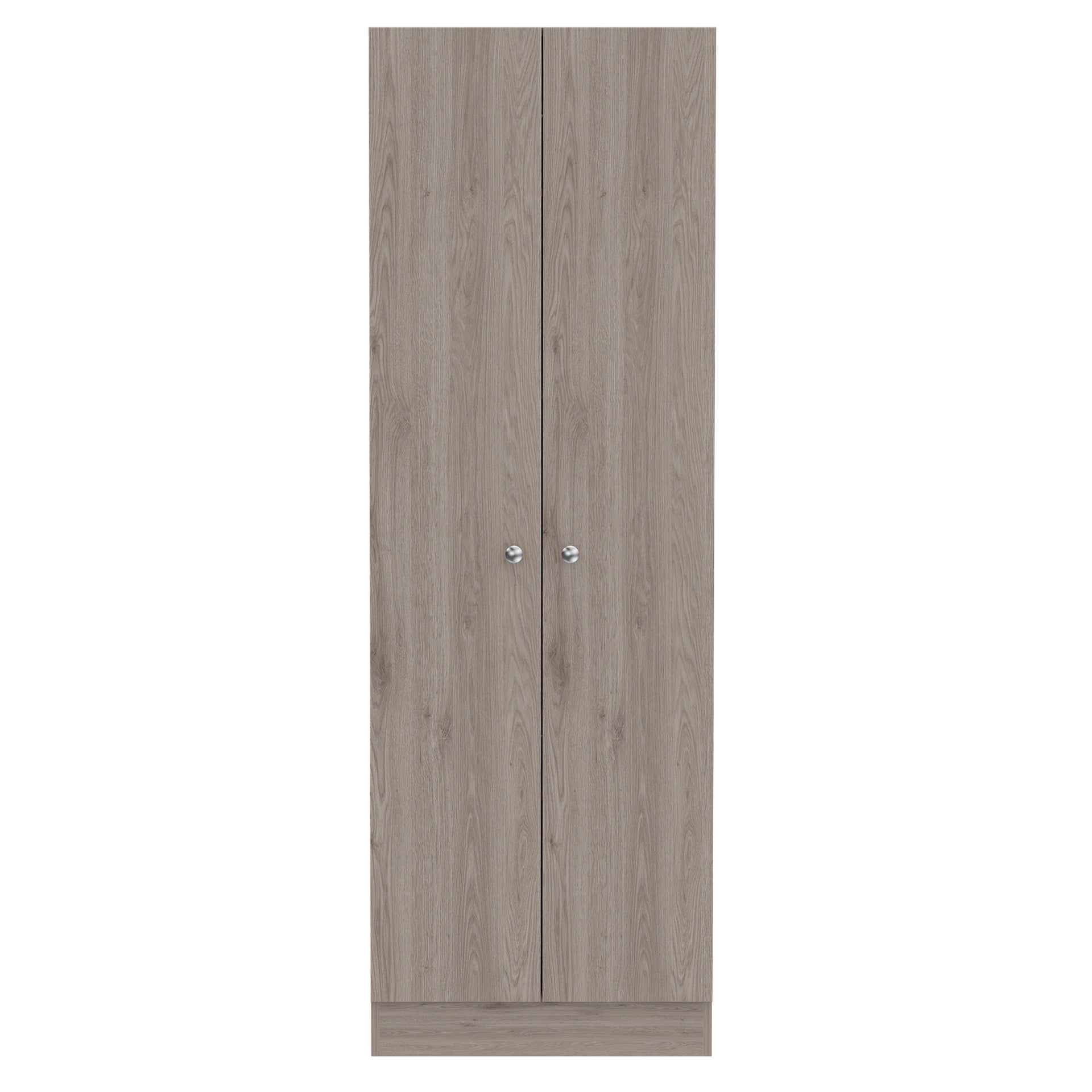 Multistorage Pantry Cabinet, Five Shelves, Double Door Cabinet -Light Gray