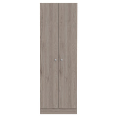 Multistorage Pantry Cabinet, Five Shelves, Double Door Cabinet -Light Gray