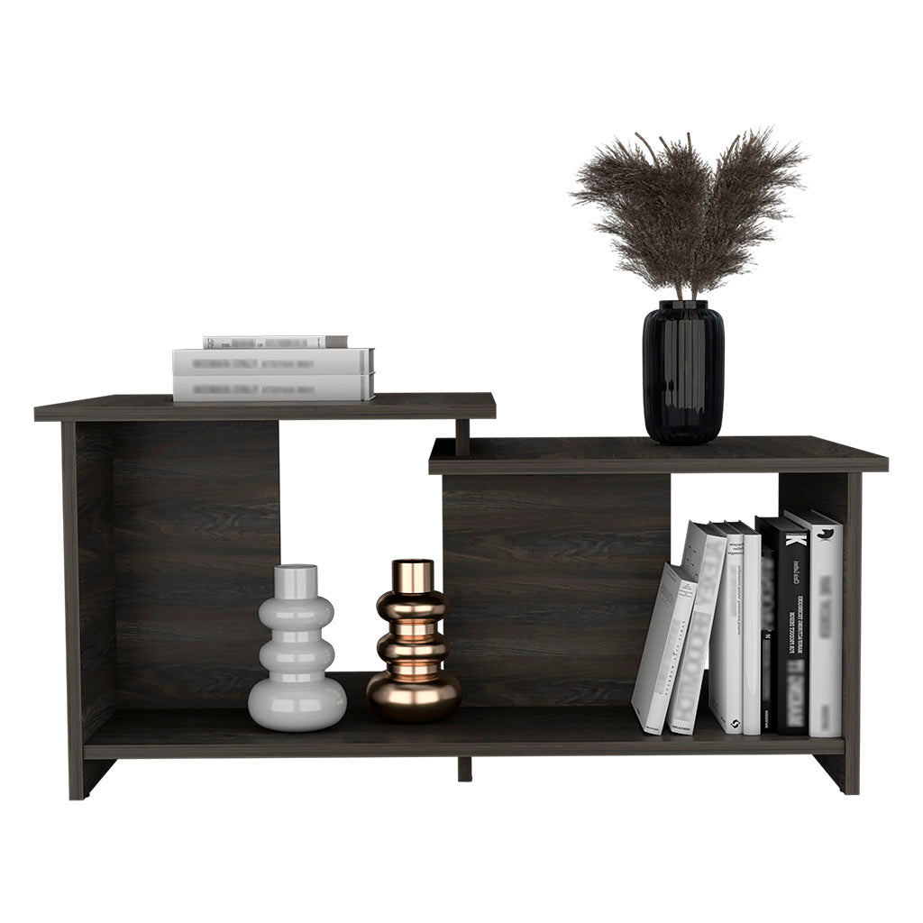 Wema 3 Coffee Table, Lower Open Shelf -Espresso