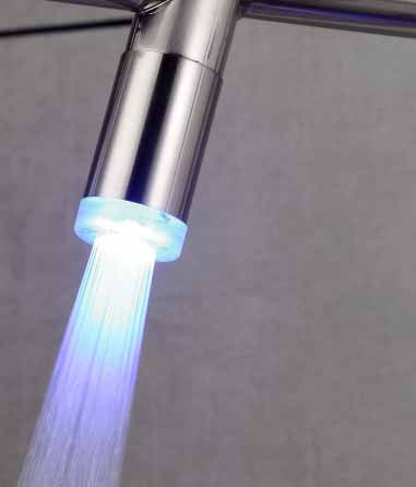 Commercial LED Kitchen Faucet with Pull Down Sprayer, Single Handle Single Lever Kitchen Sink Faucet