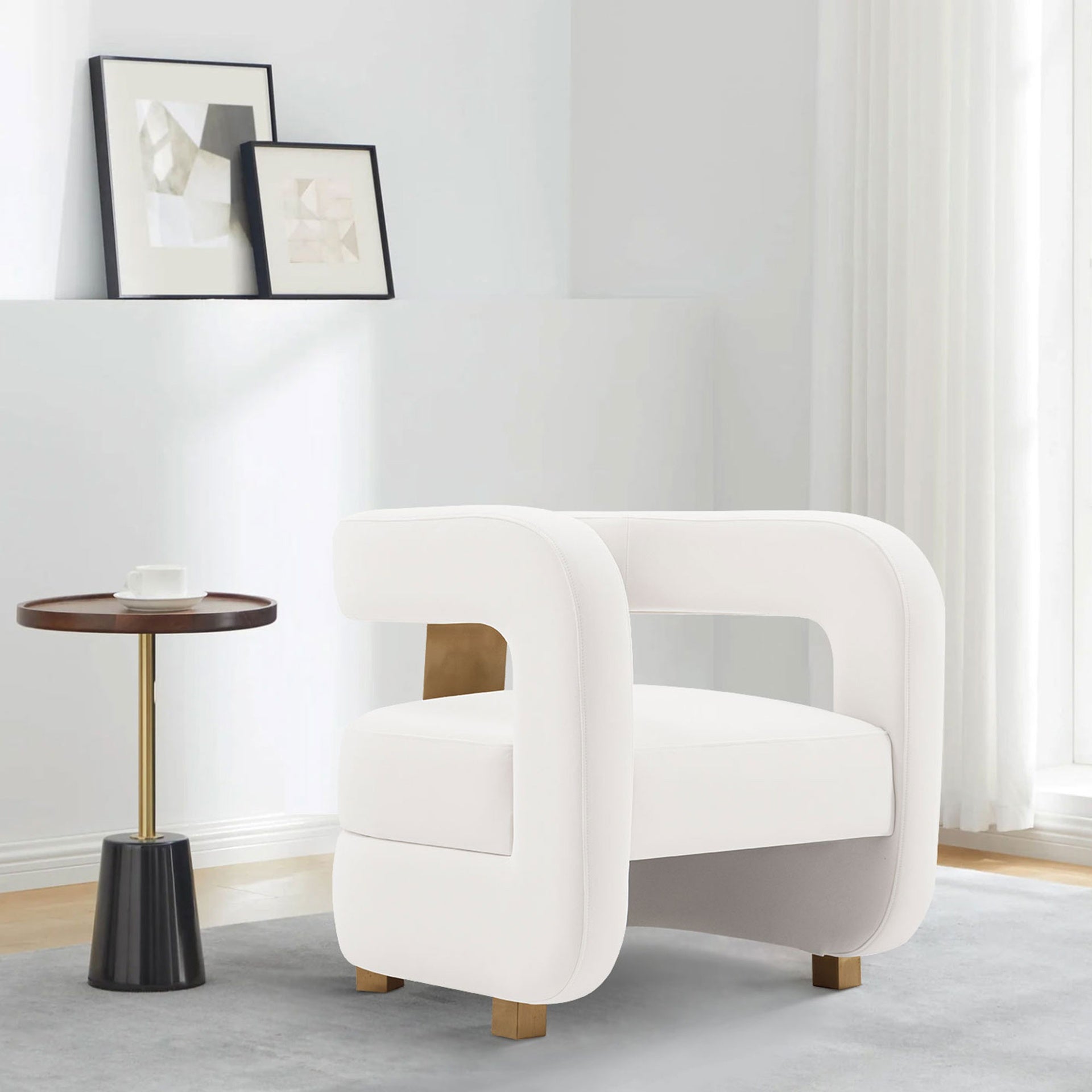 Lounge Chair in White