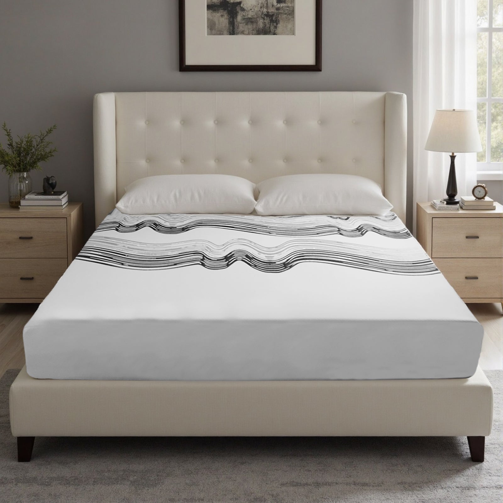 12-Inch King Mattress – Made in Japan - Ultra-Breathable & Sterilizing, High Rebound for Long-Lasting Comfort, Eco-Conscious Material, Sleek Styling Perfect for Modern Bedrooms