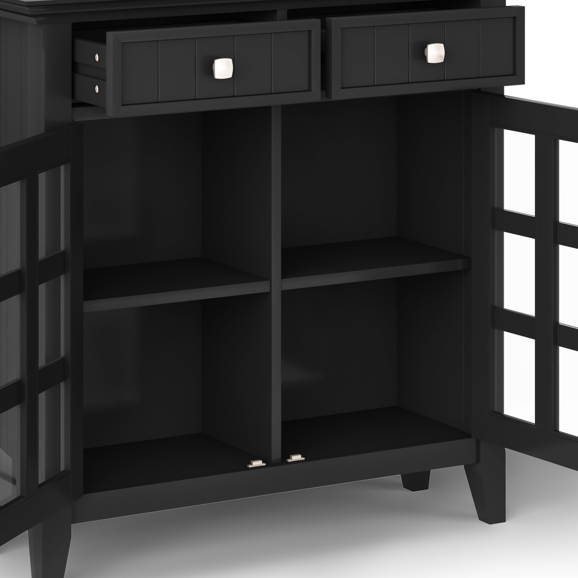 Acadian - Entryway Storage Cabinet - Black