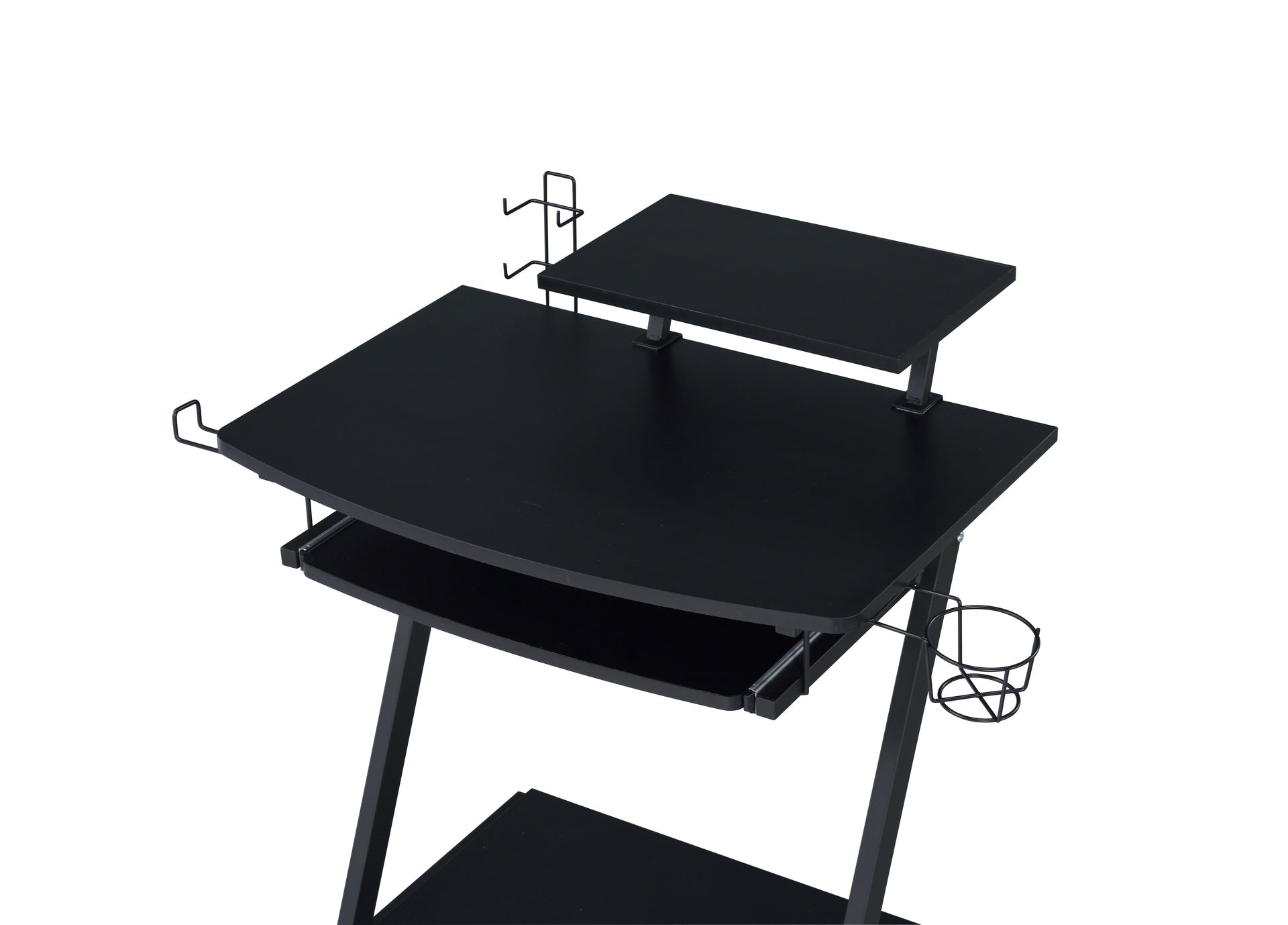Ordrees Black Finish Gaming Desk
