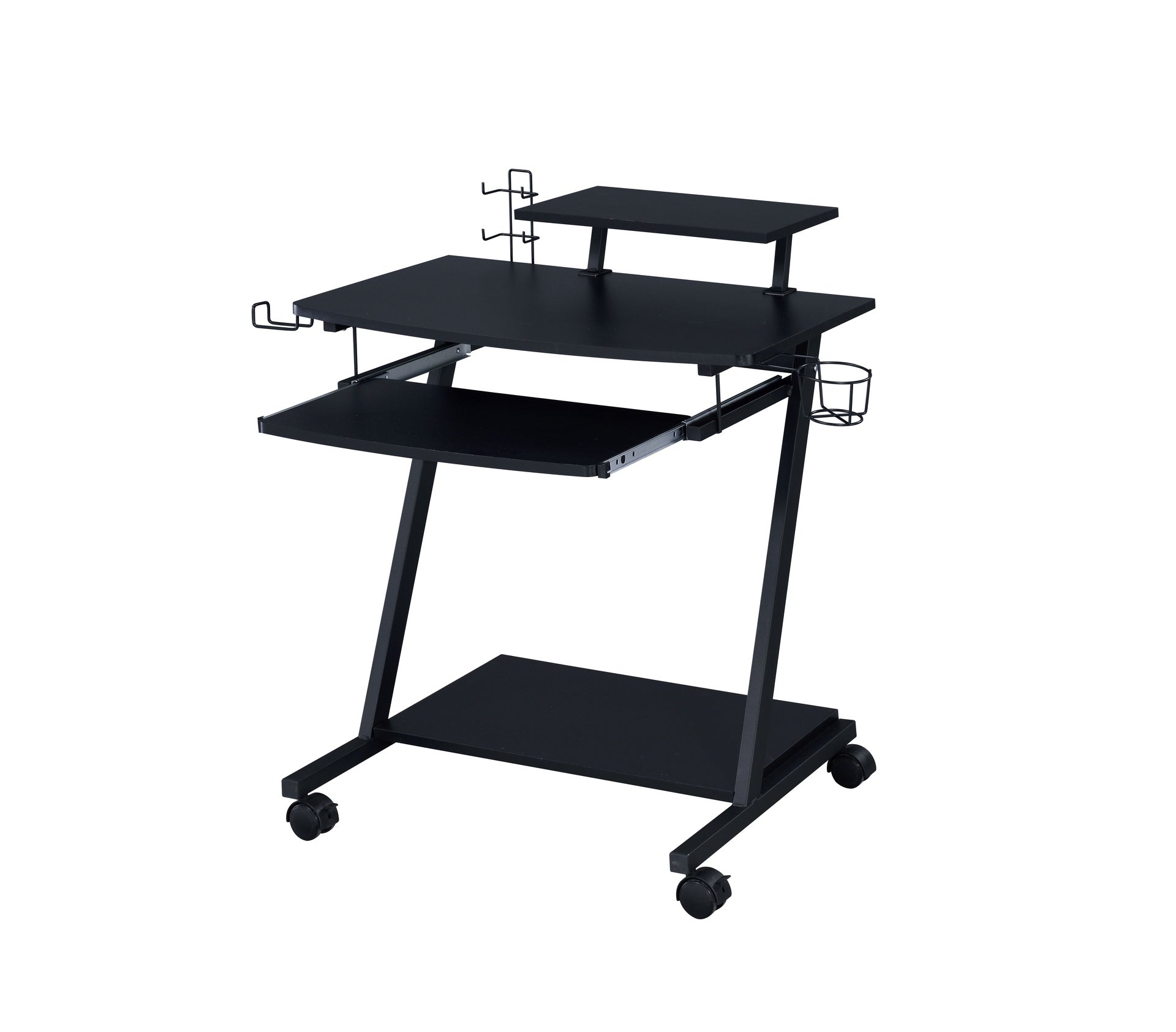 Ordrees Black Finish Gaming Desk
