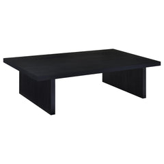 Caroline Black 2-piece Rectangular Coffee and End Table Set