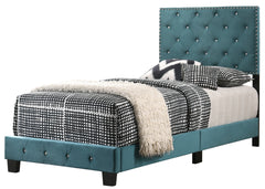 Charming Twin Bed In Refreshing Hue