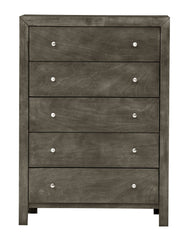 Elegant Transitional Storage Chest In Gray
