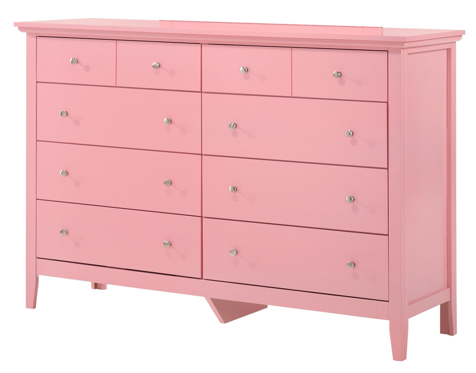 Charming Pink Casual Dresser
