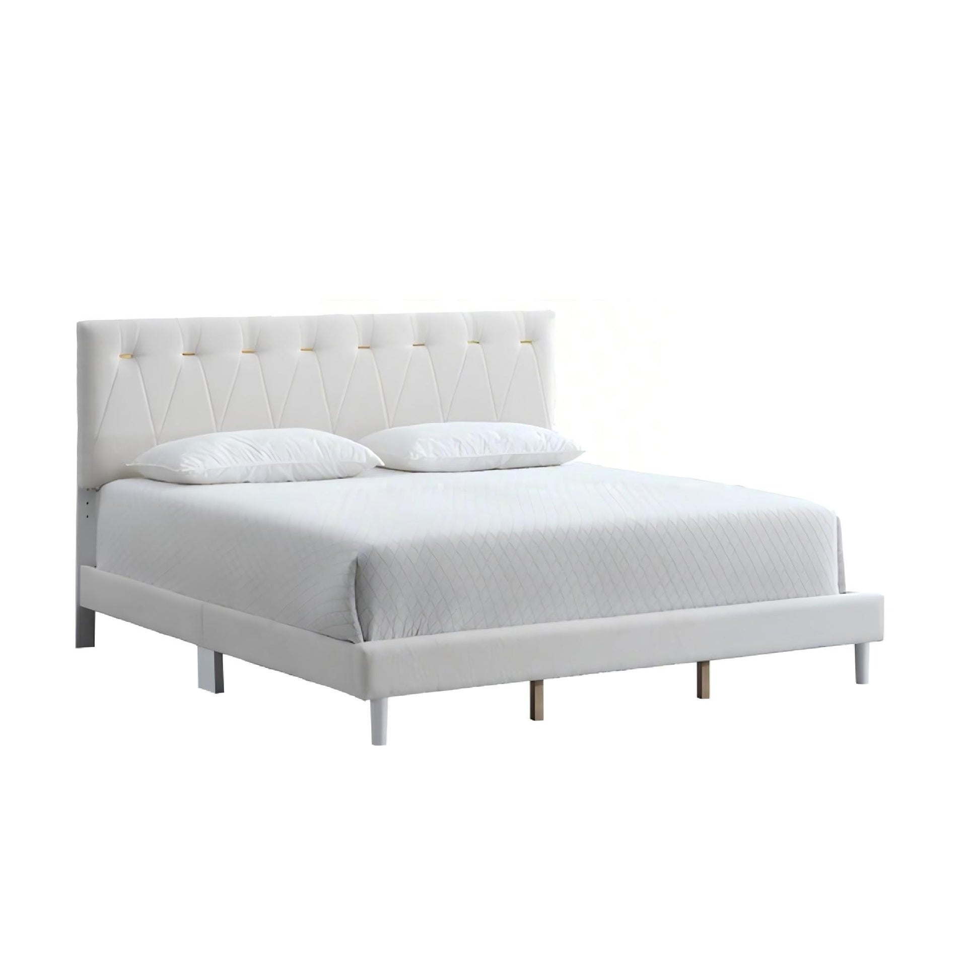 Sinclair G001608-QB-UP Queen Bed  WHEAT( Mattress Not Included)