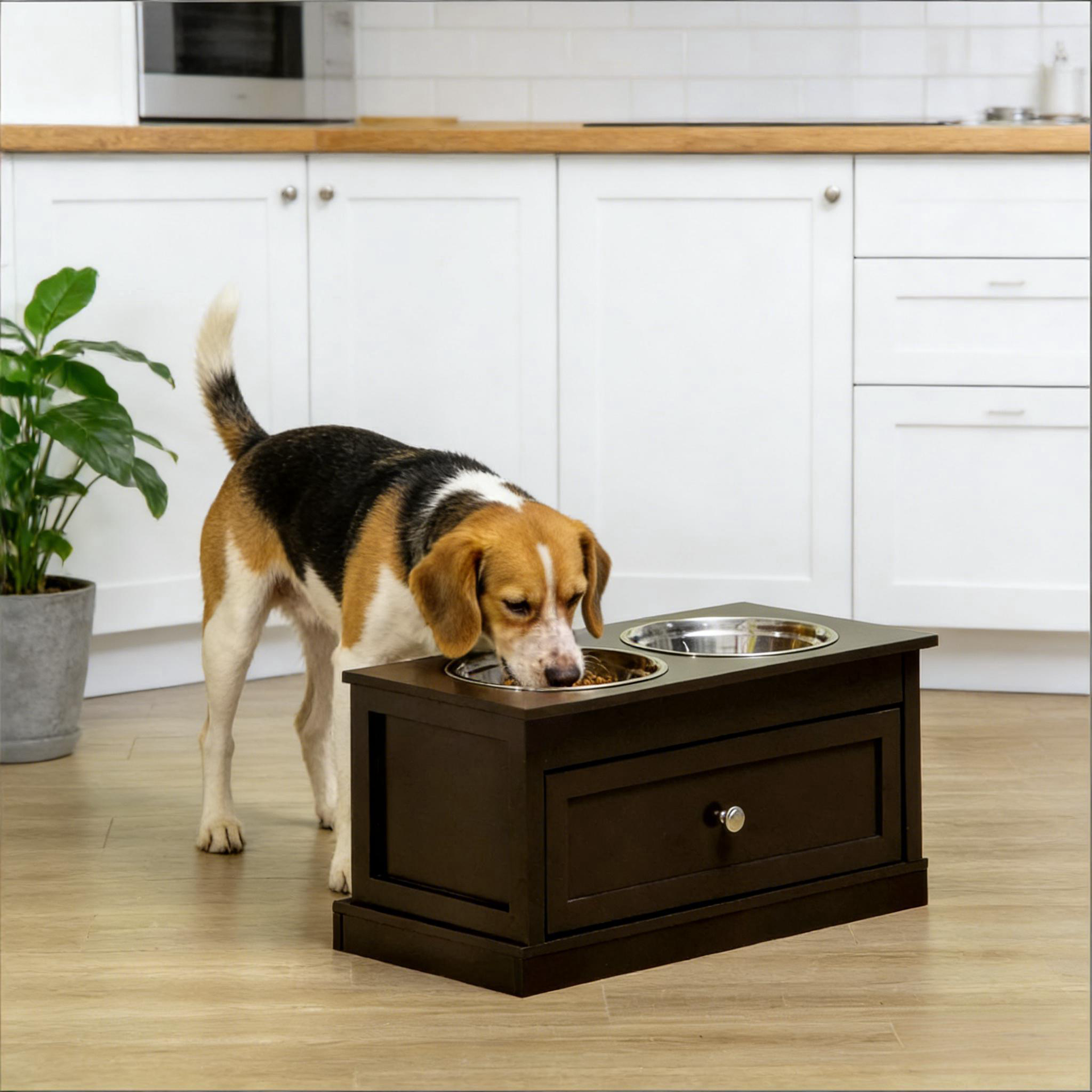 Pet Food Bowl Dog Feeding Station,Large Elevated Dog Bowls