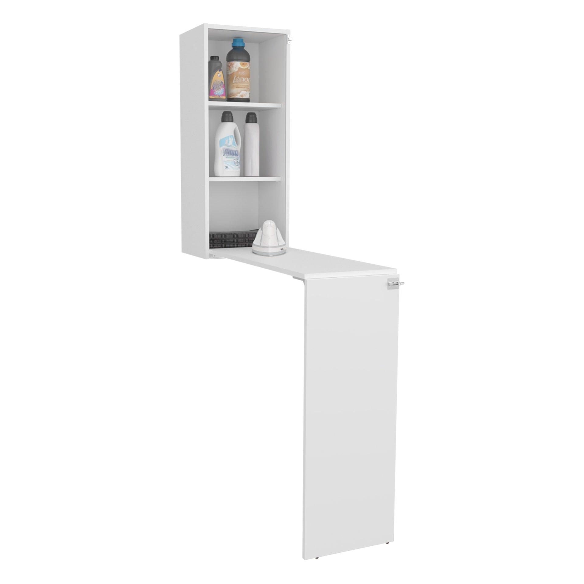 Folding Table, 3 Shelves