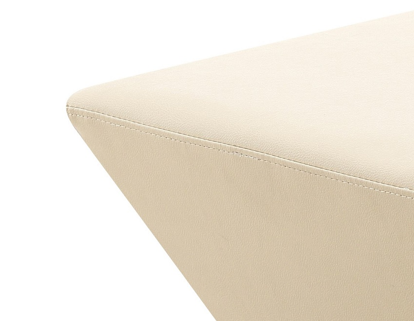 Accent Ottoman in Tan