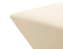 Accent Ottoman in Tan