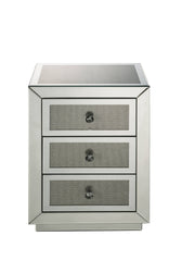 Noralie Mirrored & Faux Dimaonds Accent Table