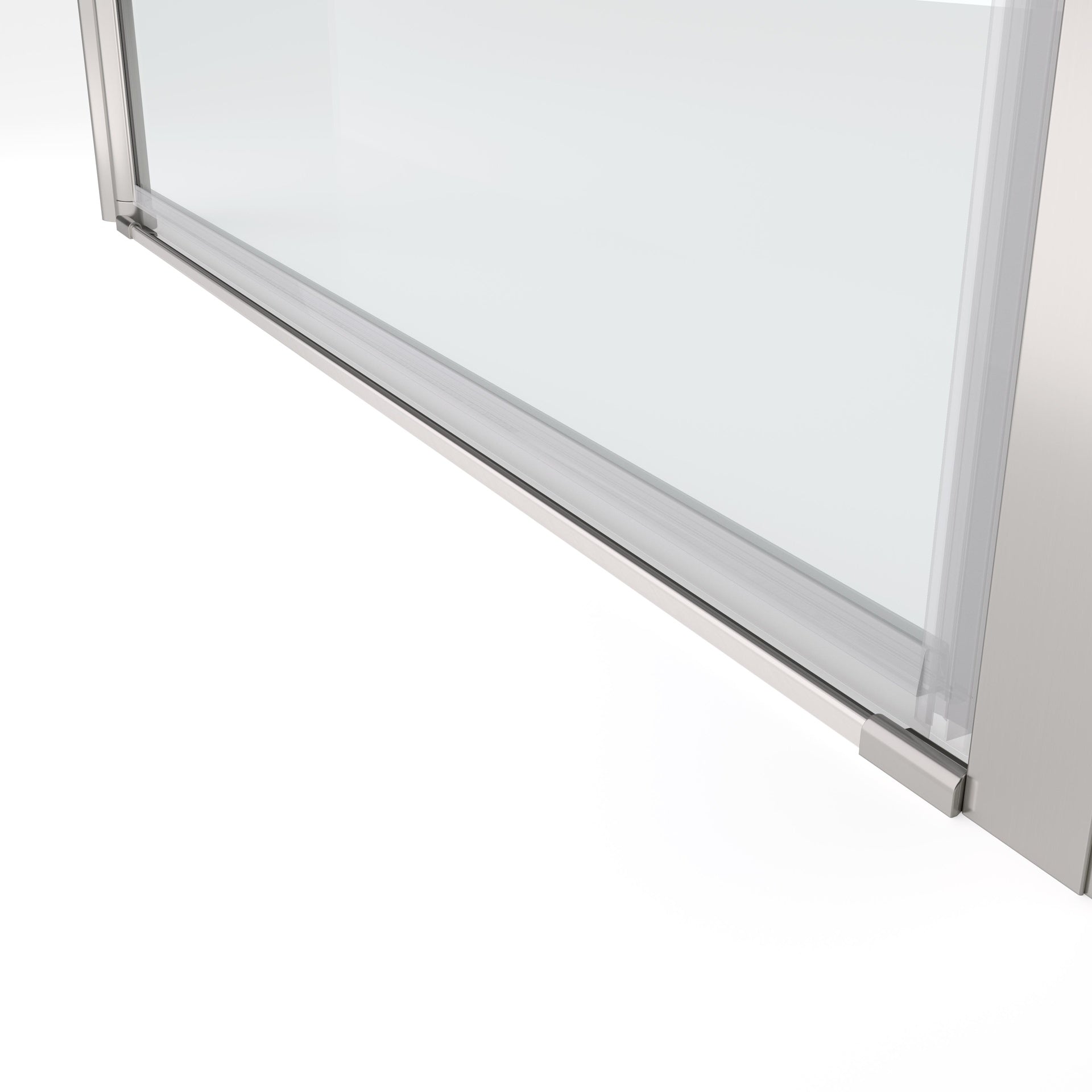 1 3/8" adjustment,universal pivot shower door, open outside, with 1/4" tempered glass finish 3272