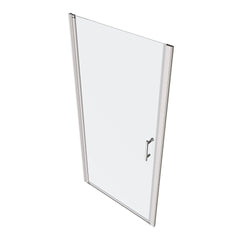 1 3/8" adjustment,universal pivot shower door, open outside, with 1/4" tempered glass finish 3272