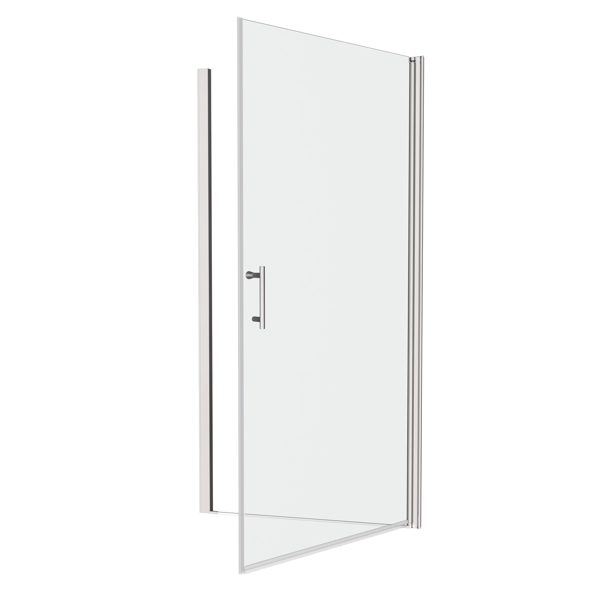 1 3/8" adjustment,universal pivot shower door, open outside, with 1/4" tempered glass finish 3272