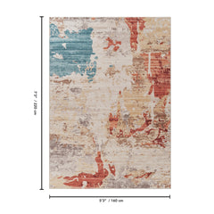 Jewel GC_STU3022 Multi 5 ft. 3 in. x 7 ft. 3 in. Area Rug