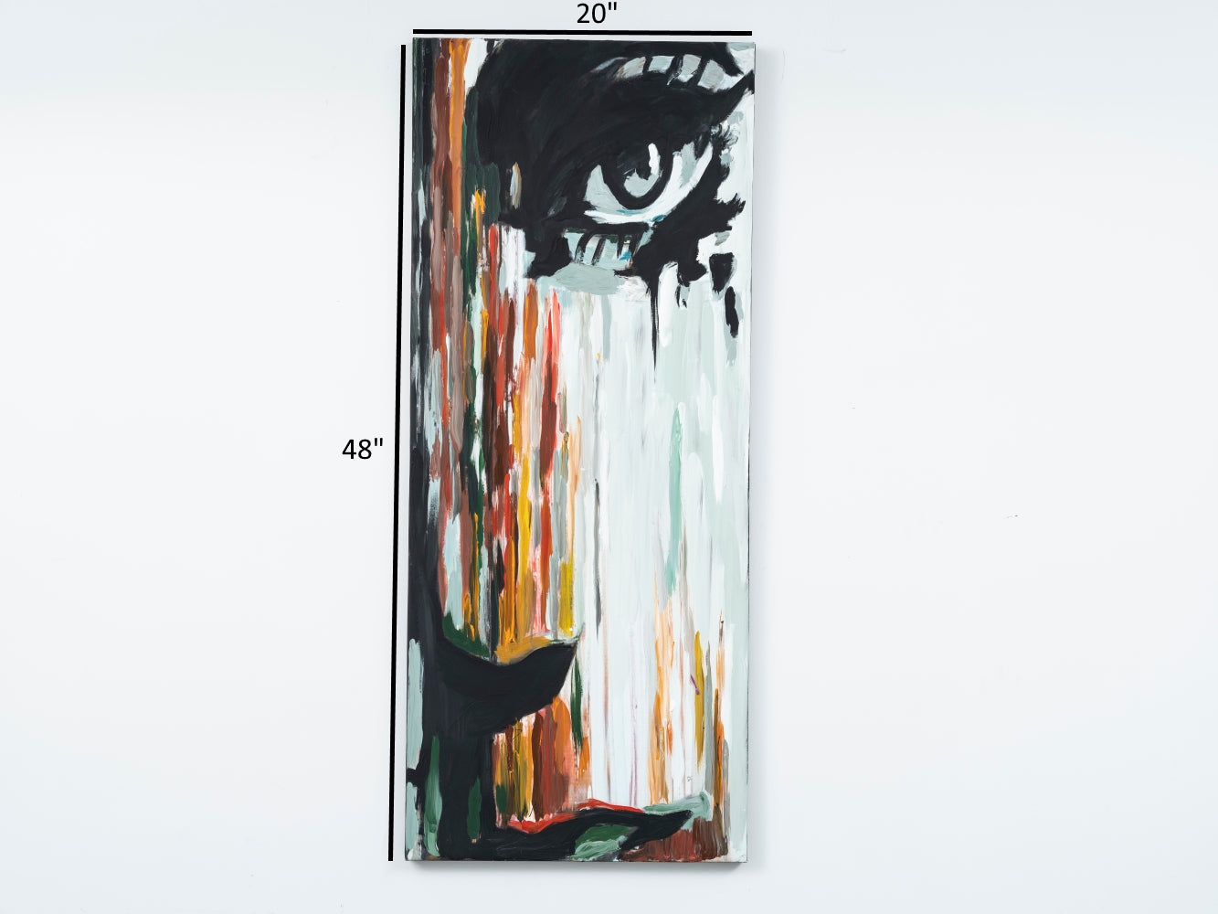 Wandela Wall Canvas Paintings 47'' x 19''